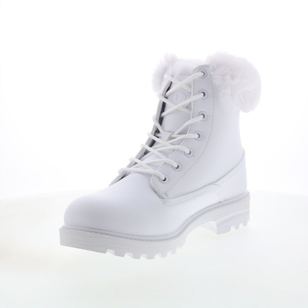 Lugz Womens Empire HI Fur White Boots (NWT) - Picture 4 of 7